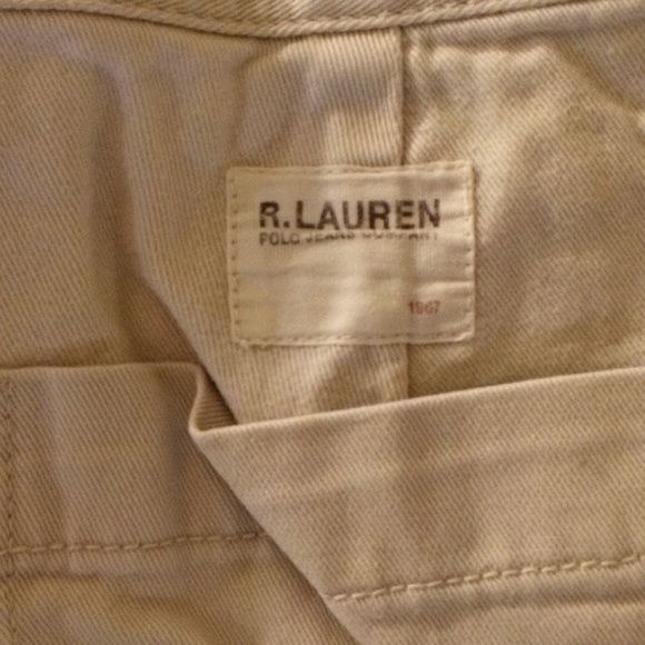 TAN VINTAGE RALPH LAUREN SKIRT SMALL PT - Picture 7 of 8